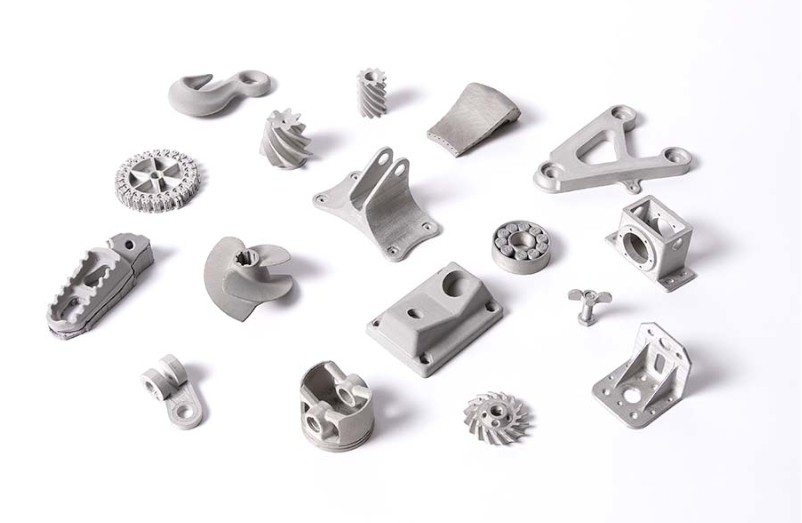 Parts printed with the BCN3D metal kit